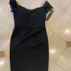 Badgley Mischka black cocktail dress! Brand new - purchased from Neimans Marcus.